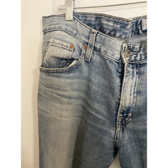 AG Adriano Goldschmied The Ex-Boyfriend Slouchy Slim Blue Womens 31R Soft Denim - Picture 6 of 10